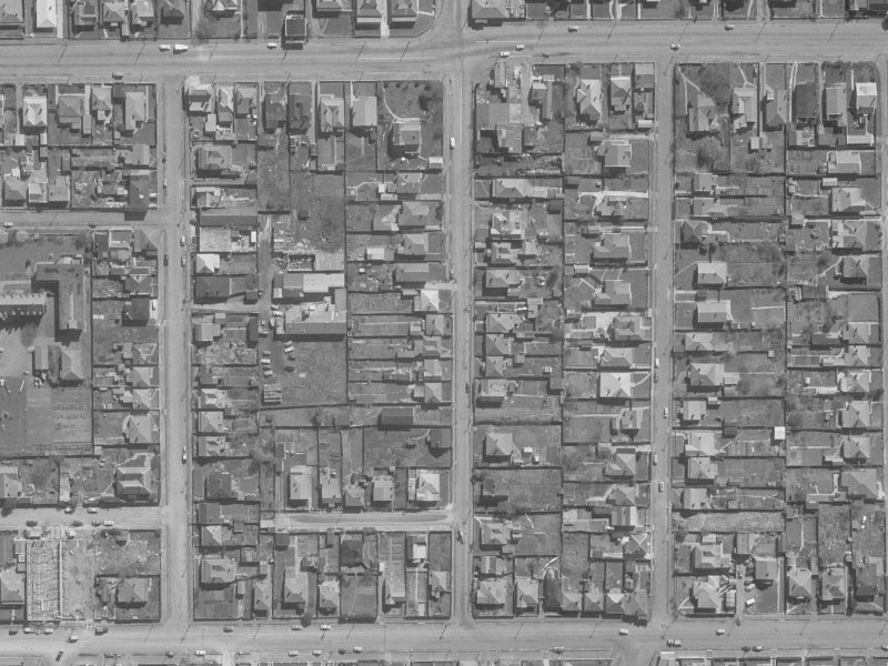 23 Stanmore Road from the air, 1960-1964