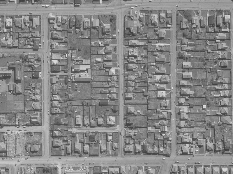 21 Stanmore Road from the air, 1960-1964
