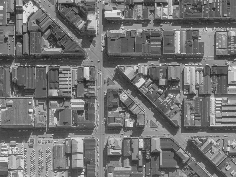 211 High Street from the air, 1960-1964
