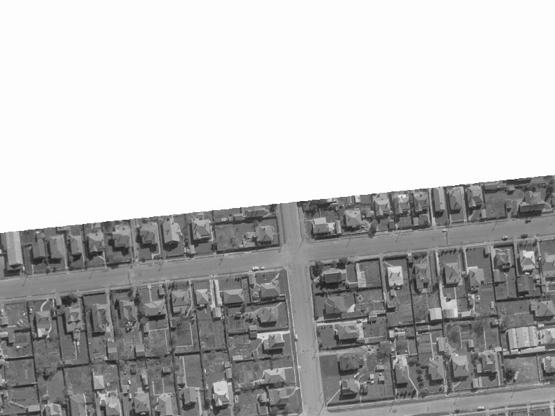 137 Clarence Street from the air, 1960-1964