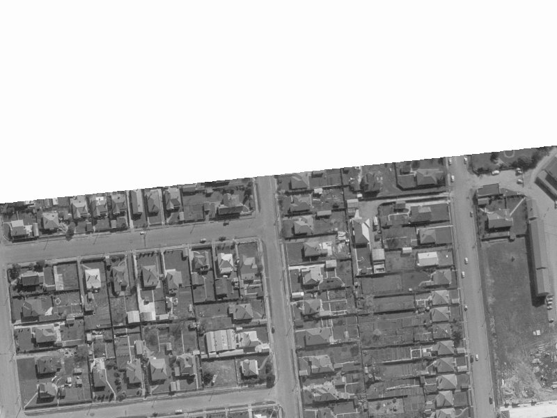42A Picton Avenue from the air, 1960-1964