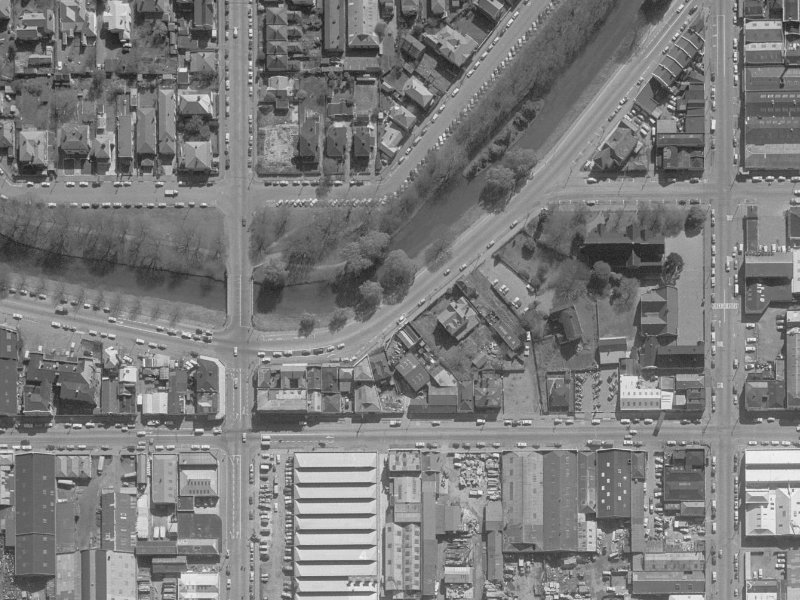 71 Oxford Terrace from the air, 1960-1964