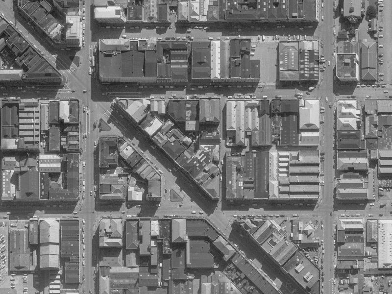 156 High Street from the air, 1960-1964
