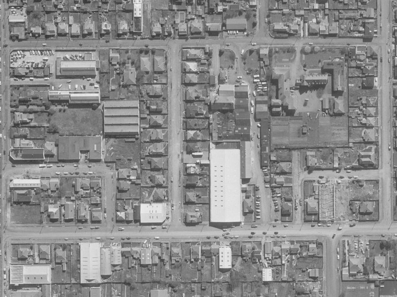 13 Clothier Street from the air, 1960-1964