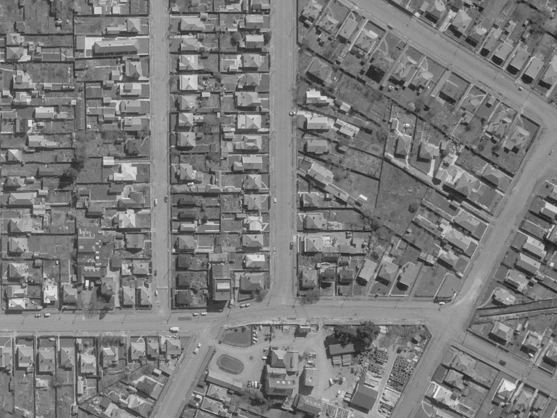9 England Street from the air, 1960-1964