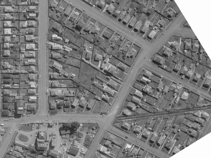 137 Olliviers Road from the air, 1960-1964
