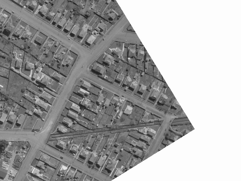 174 Bordesley Street from the air, 1960-1964
