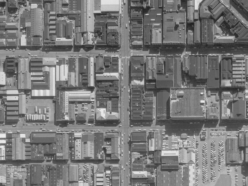 637 Colombo Street from the air, 1960-1964