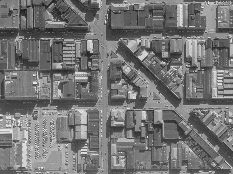 191-201 Tuam Street from the air, 1960-1964