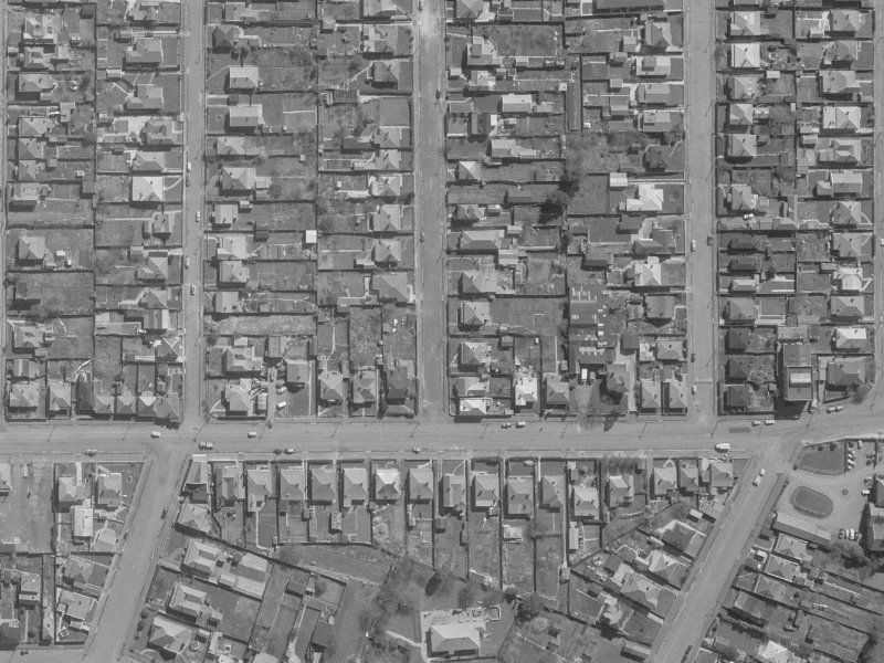 6 Percy Street from the air, 1960-1964