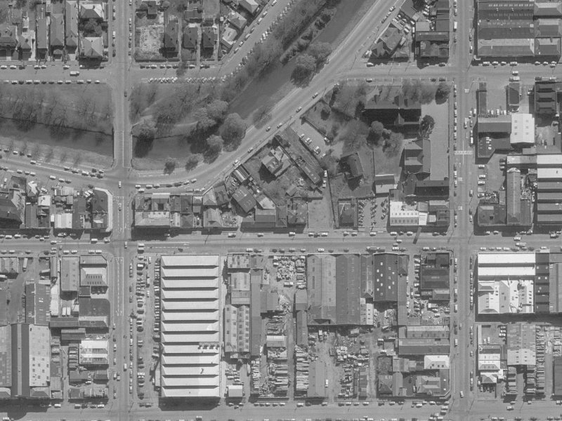 87 Tuam Street from the air, 1960-1964