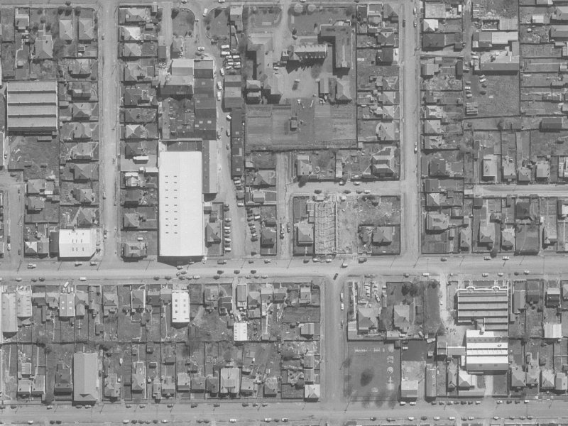403 Tuam Street from the air, 1960-1964