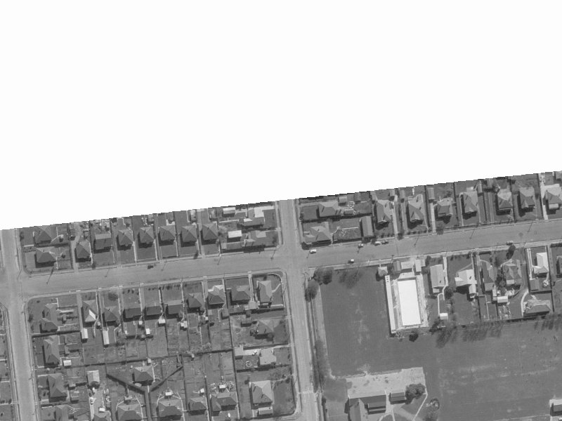 Matipo Street from the air, 1960-1964