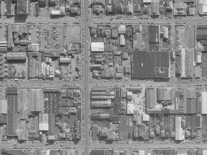283 Tuam Street from the air, 1960-1964