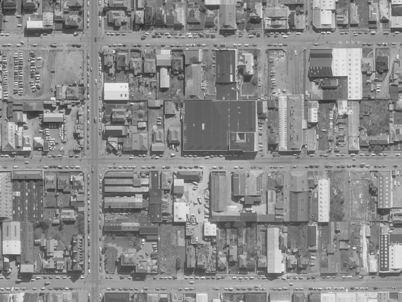 293 Tuam Street from the air, 1960-1964