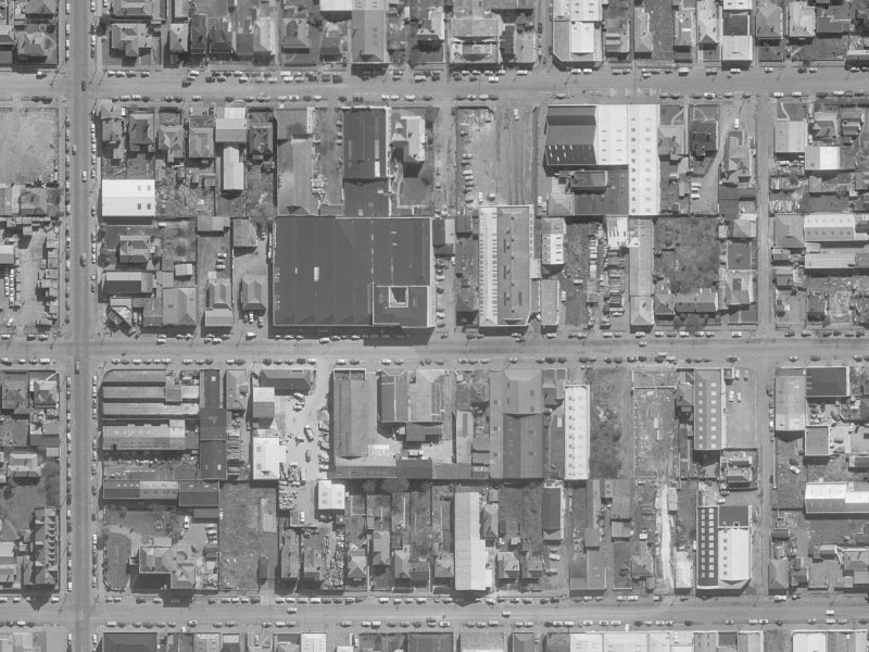 311 Tuam Street from the air, 1960-1964