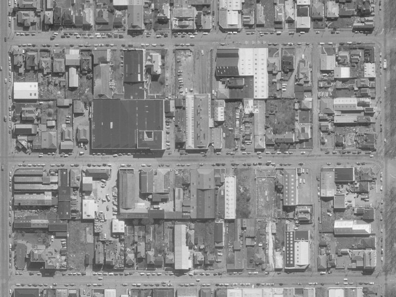 333 Tuam Street from the air, 1960-1964