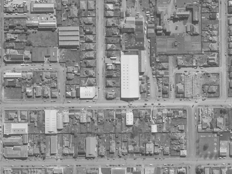 25 Livingstone Street from the air, 1960-1964