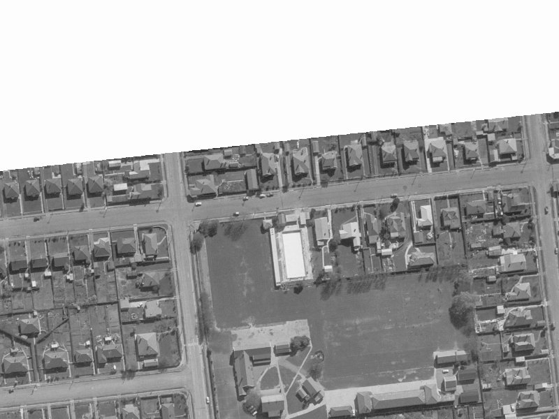 73 Elizabeth Street from the air, 1960-1964