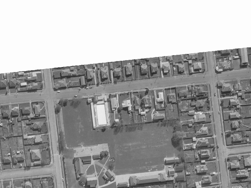 69 Elizabeth Street from the air, 1960-1964