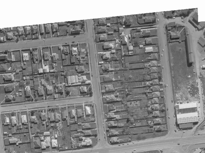 28 Picton Avenue from the air, 1960-1964