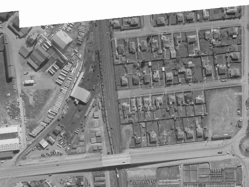 34 Mayfair Street from the air, 1960-1964
