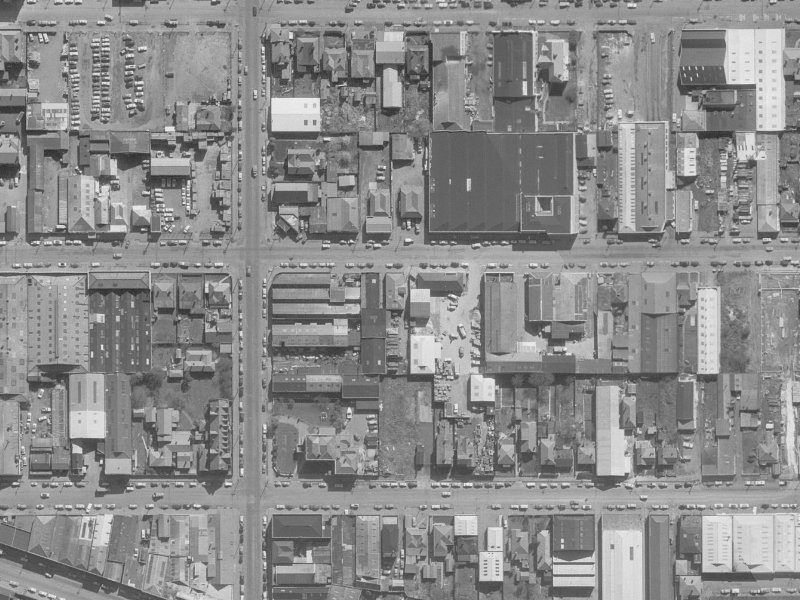 318 Tuam Street from the air, 1960-1964