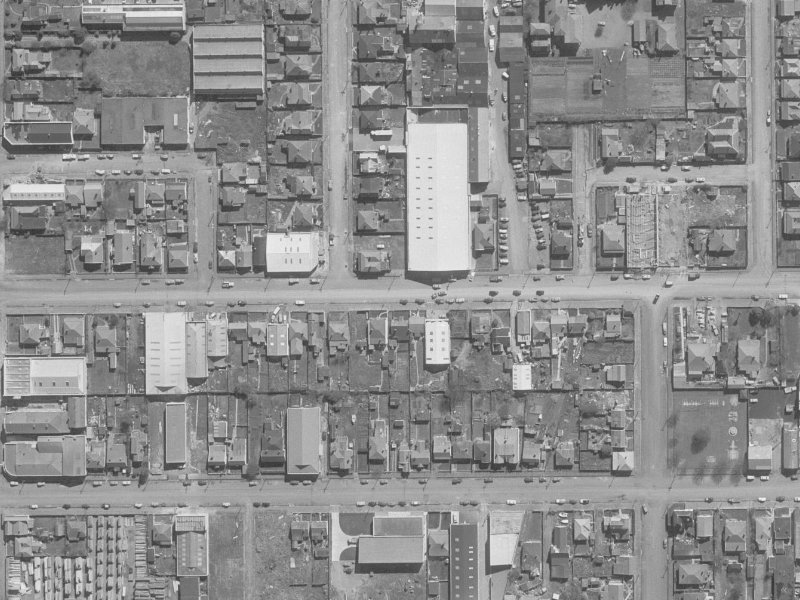 412 Tuam Street from the air, 1960-1964