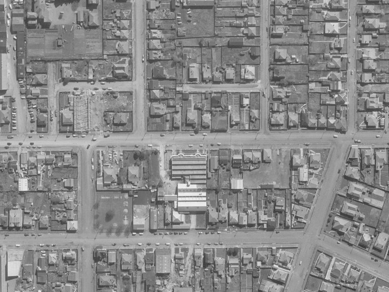 462-466 Tuam Street from the air, 1960-1964