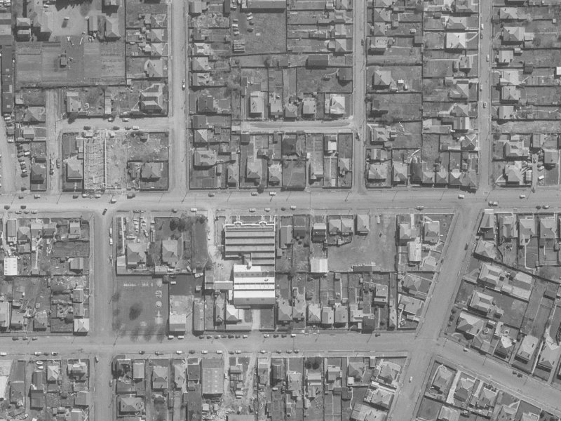 464 Tuam Street from the air, 1960-1964
