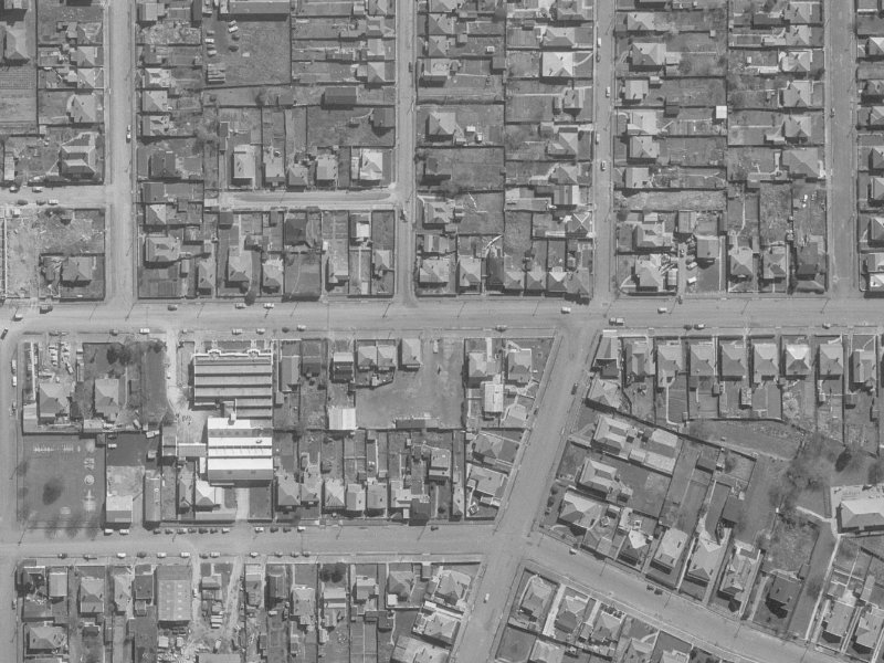 Tuam Street from the air, 1960-1964