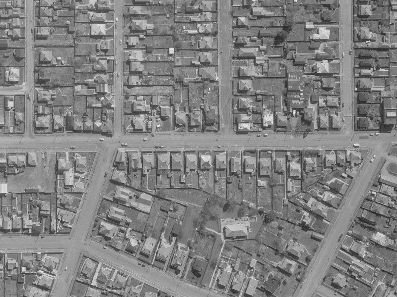 508 Tuam Street from the air, 1960-1964