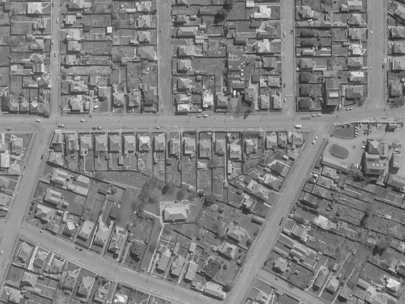 520 Tuam Street from the air, 1960-1964
