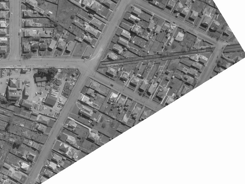 12 Harrow Street from the air, 1960-1964