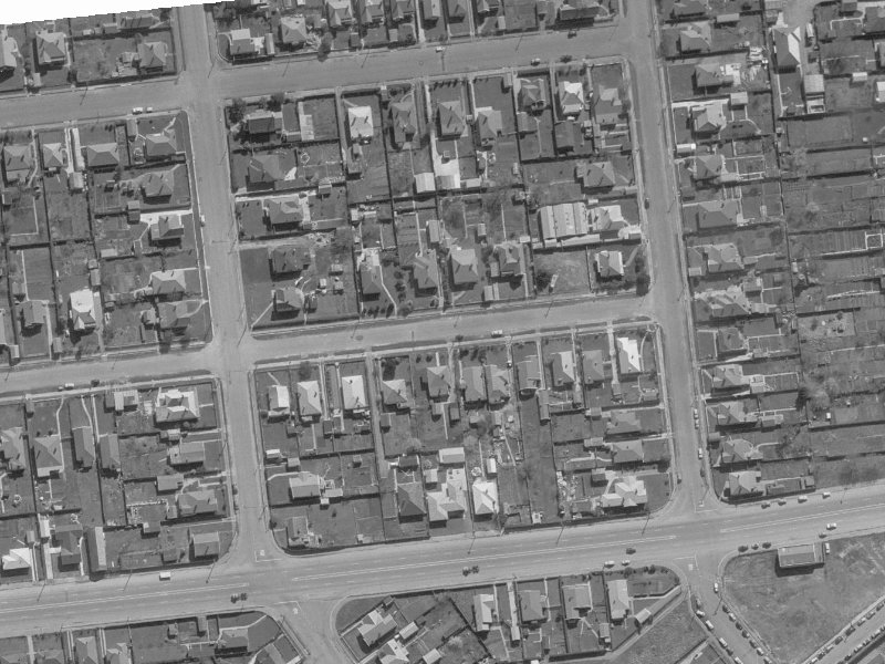 16B Lyndon Street from the air, 1960-1964