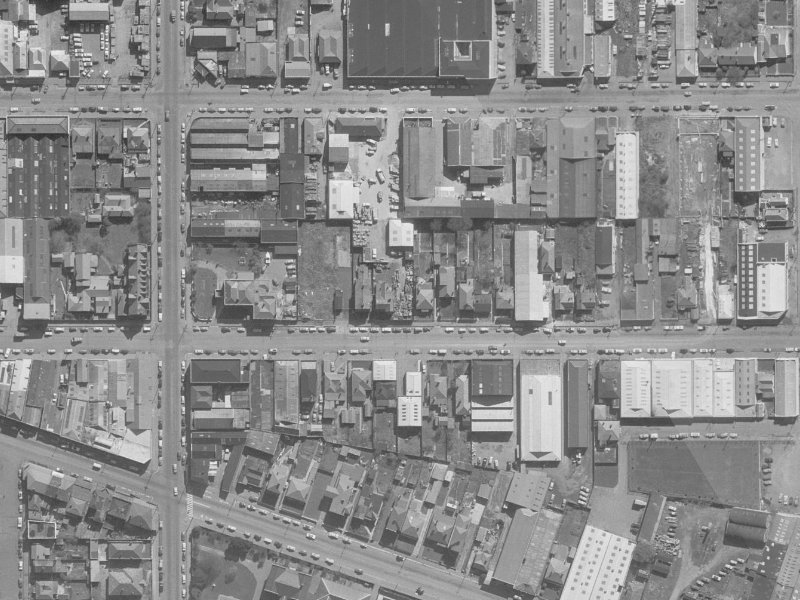 345 St Asaph Street from the air, 1960-1964