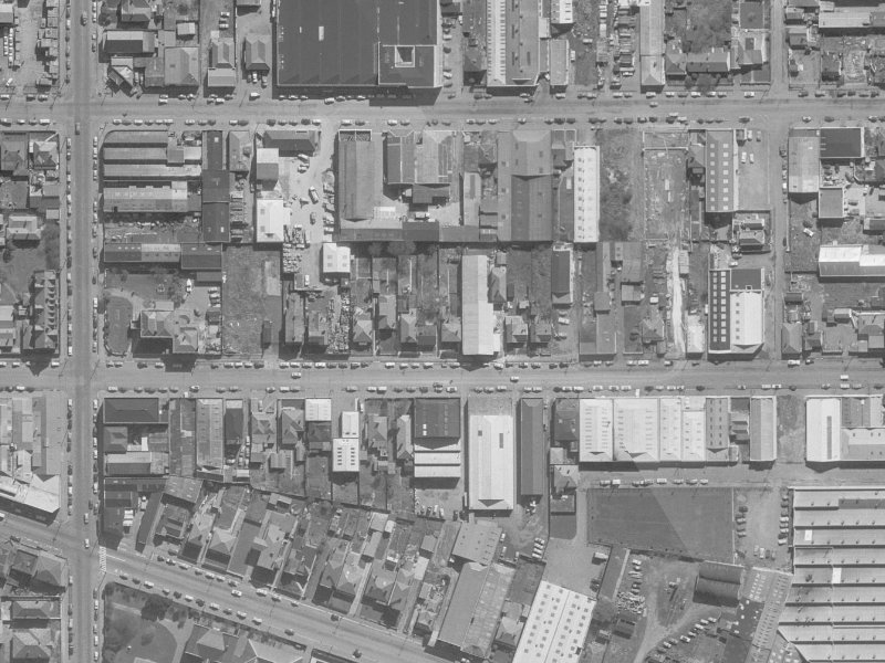 361 Saint Asaph Street from the air, 1960-1964
