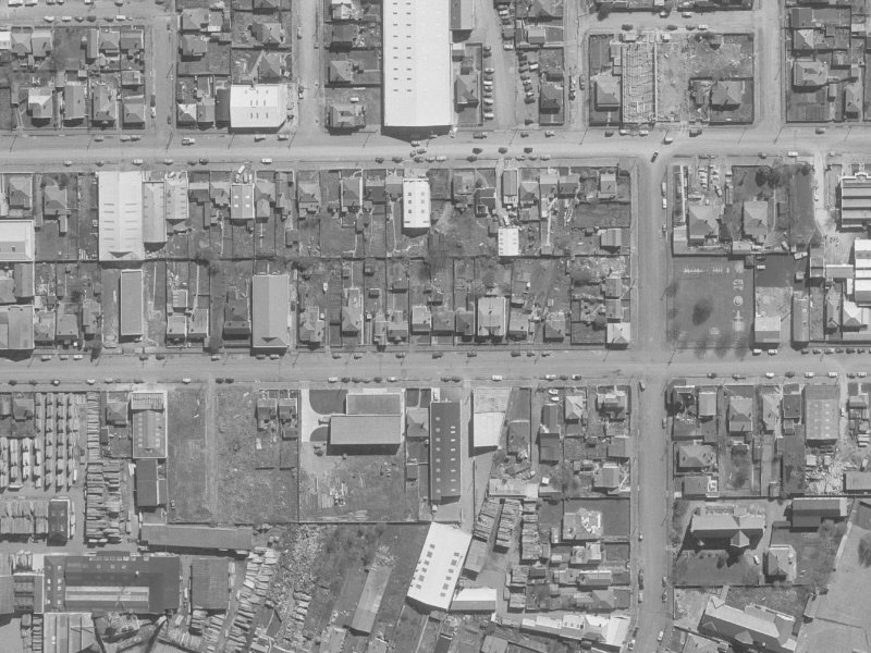 443 St Asaph Street from the air, 1960-1964