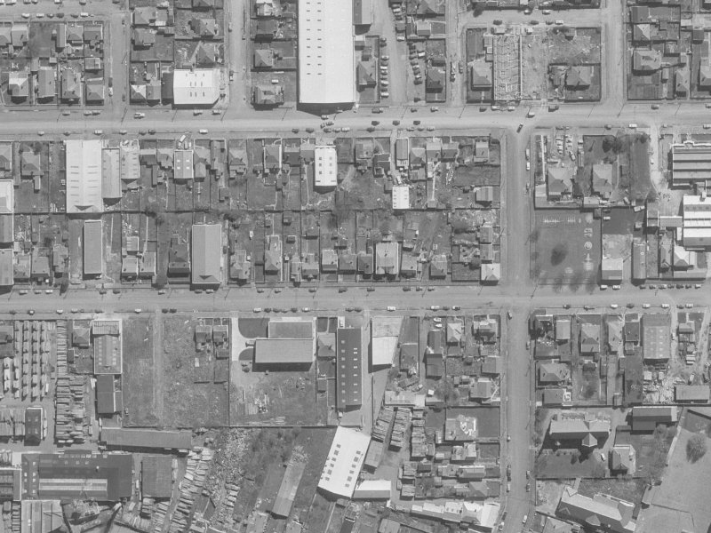 449 St Asaph Street from the air, 1960-1964
