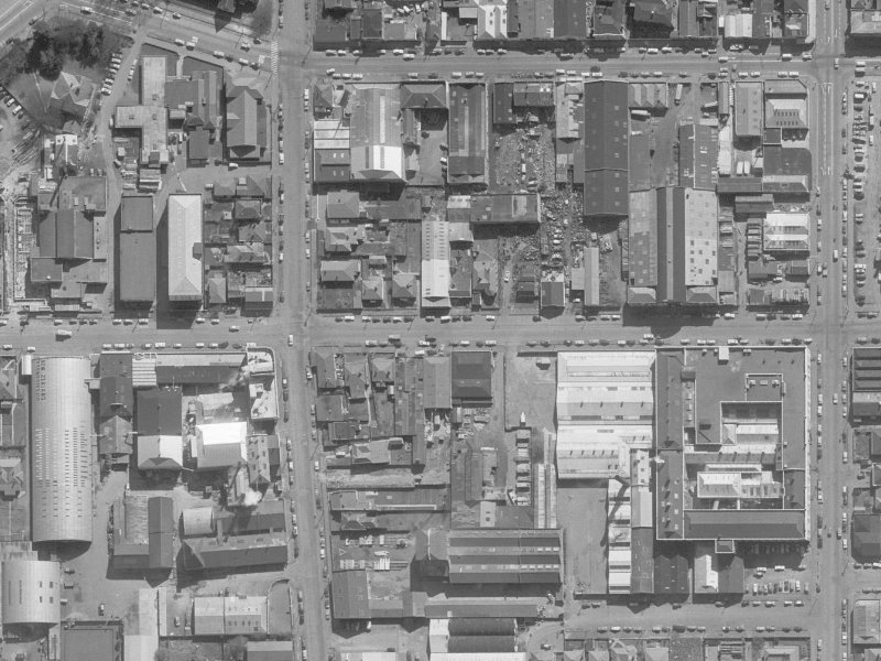 63 Saint Asaph Street from the air, 1960-1964