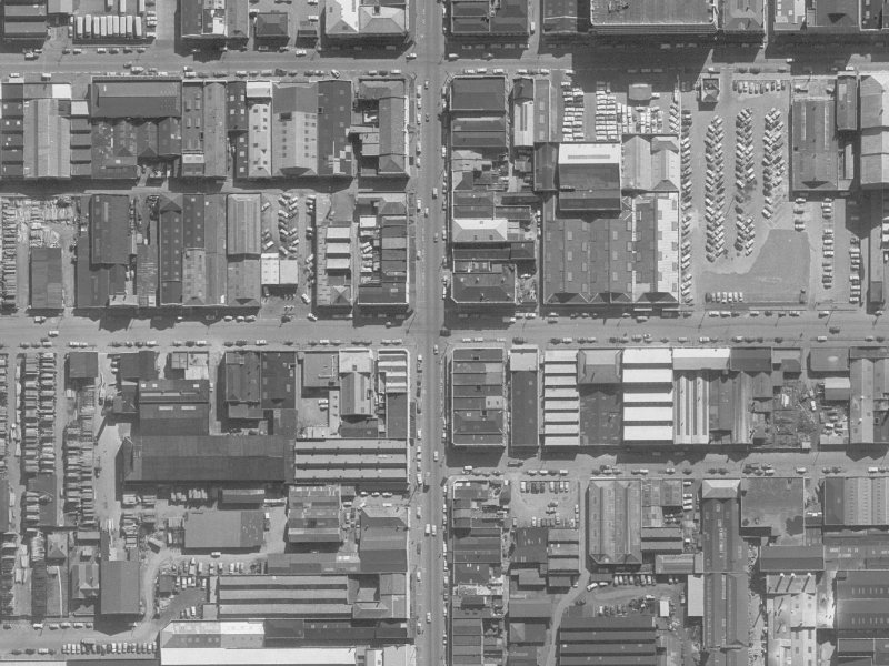 182 Saint Asaph Street from the air, 1960-1964