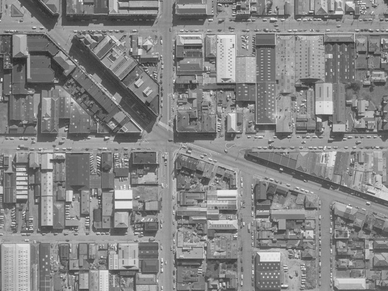 283 St Asaph Street from the air, 1960-1964