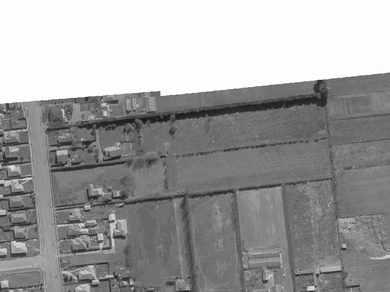18 Colligan Street from the air, 1960-1964