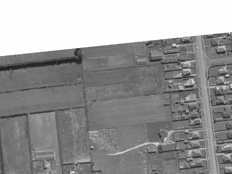 Aileen Place from the air, 1960-1964