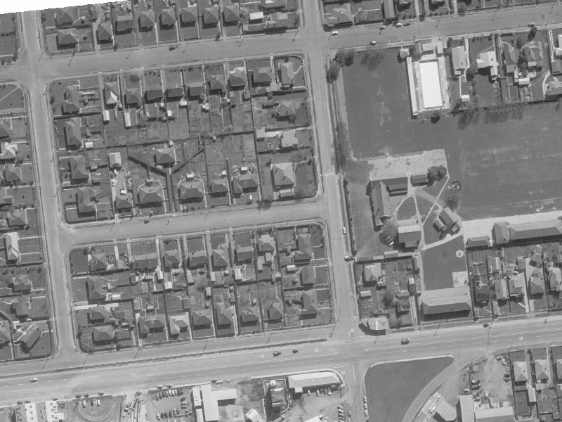 3 Rex Street from the air, 1960-1964