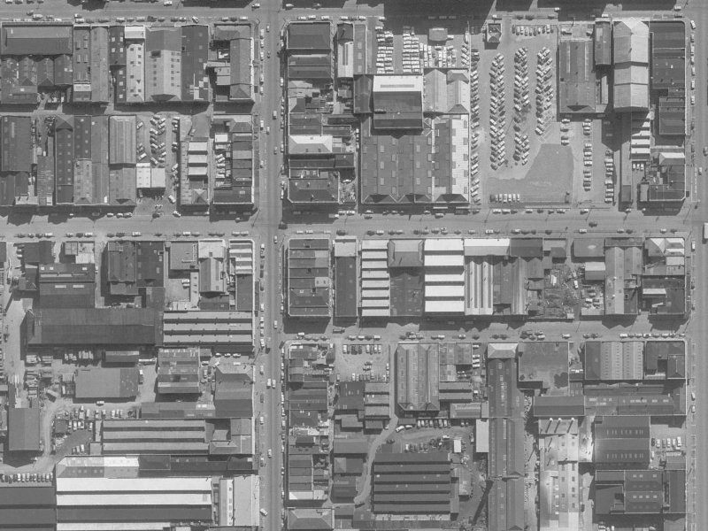 190 St Asaph Street from the air, 1960-1964
