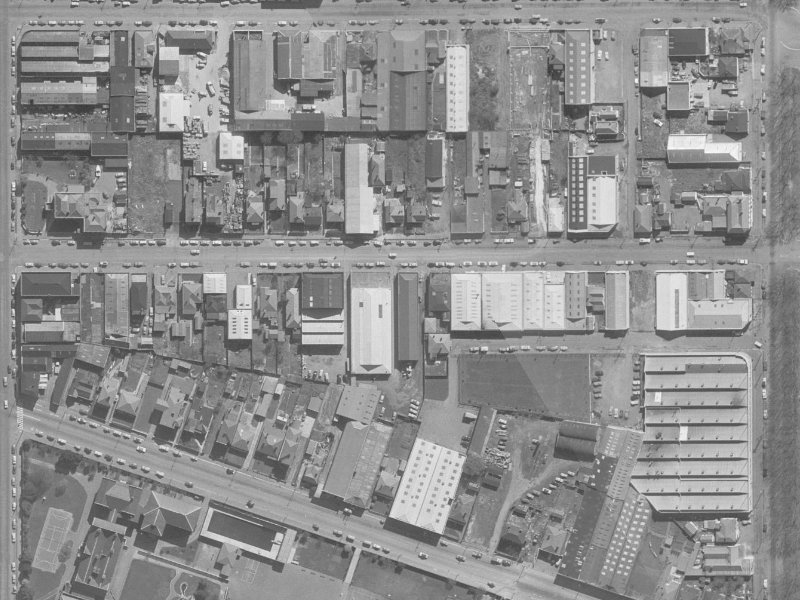 362 Saint Asaph Street from the air, 1960-1964