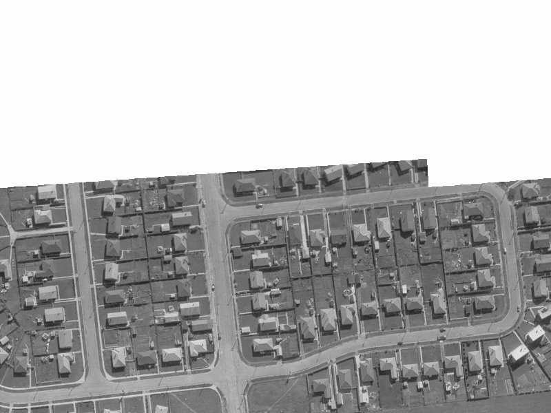 4A Hillary Crescent from the air, 1960-1964