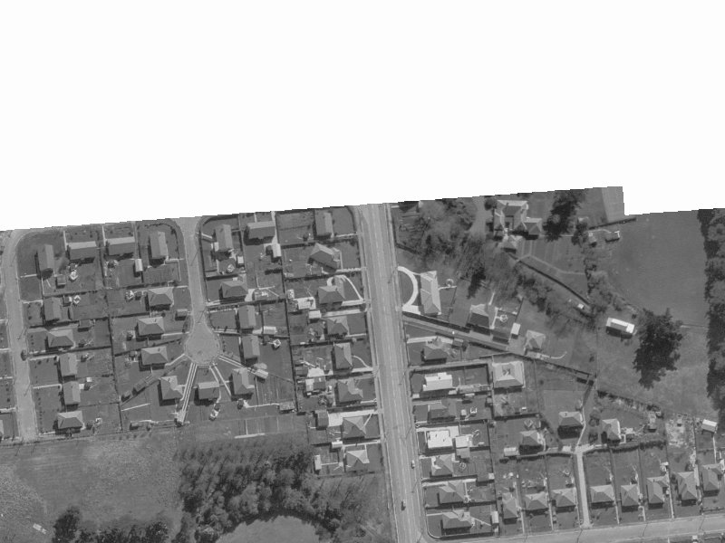 60 Hansons Lane from the air, 1960-1964