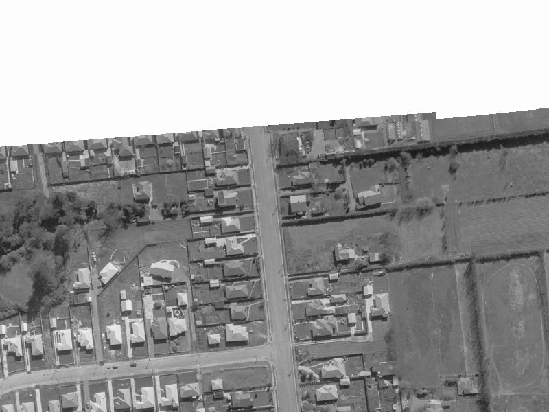 77 Middleton Road from the air, 1960-1964